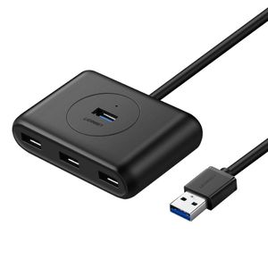Ugreen HUB 4x USB 3.2 Gen 1 (0,5 m kabel) svart