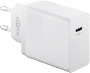 Goobay Wall Charger USB-C, PD, 25W, 3A - White