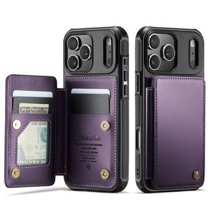 CASEME iPhone 18 Pro Max/17 Pro Max Lompakkokuori RFID-estolla – Purppura