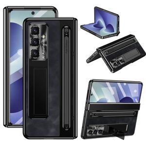 Samsung Galaxy Z Fold8 Ultra Cover med hærdet glasskærmbeskytter og stylus - Sort
