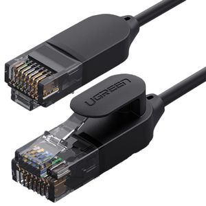 Ugreen internettkabel Cat 6A Ethernet 10m sort (RJ45, 70656)