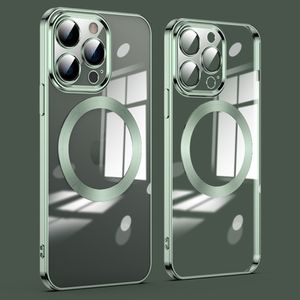 iPhone 11 Pro Max MagSafe-yhteensopiva kuori - Vihreä