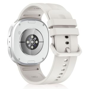Samsung Galaxy Watch9/29 silikon klokkerem med hurtigfeste L - Starlight