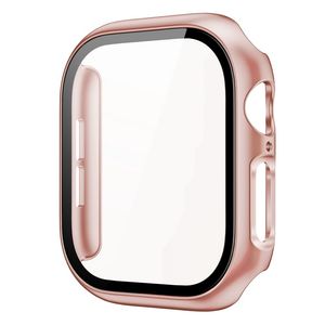 Apple Watch Series 11/10 46 mm deksel med skjermbeskytter herdet glass – roségull