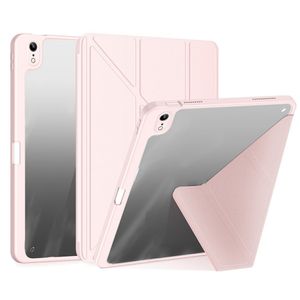 Dux Ducis iPad A16 11" 2025/10.9" 2024 Flip cover med aftagelig beskyttelse/standfunktion - Lyserød