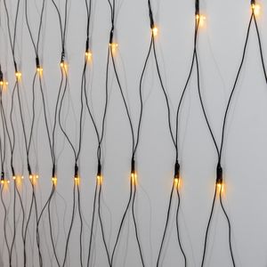Lysgitter Golden Warm White - 3 x 3m, 200 LED'er