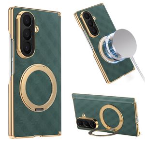 Samsung Galaxy Z Fold8 Ultra MagSafe kuori rengasjalustalla - Vihreä