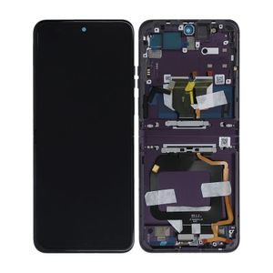 Motorola Razr 40 LCD Skærm Original - Grape