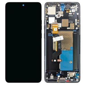 Motorola Edge 50 Pro LCD Skærm SA Original - Black Beauty