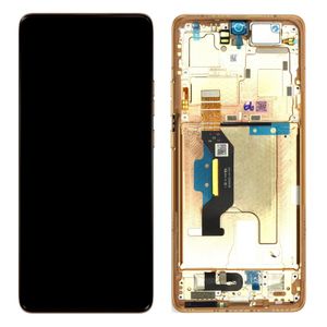 Motorola Edge 50 Ultra LCD-skjerm UK Original - Peach Fuzz