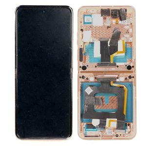 Motorola Razr 50 Ultra LCD-skjerm med ramme original - Mocha Brown