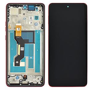 Motorola Moto G86 5G LCD Skærm Original - Rød