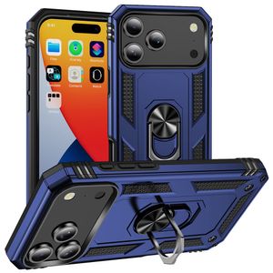 iPhone 17 Rro Max Kuori, Sormuksenpidike - sininen