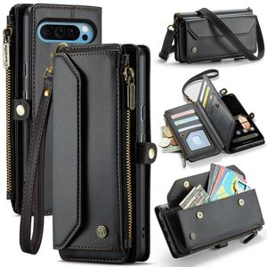 CASEME Google Pixel 10 Pro XL Fodral med 10 Kortfack - Svart