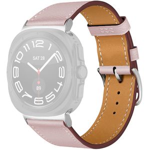 Samsung Galaxy Watch Ultra 47 mm kellonranneke aitoa nahkaa – vaaleanpinkki