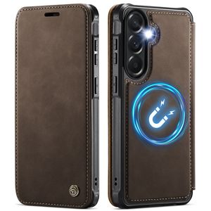CASEME 053  Samsung Galaxy A17/A16/A26 Lompakkokotelo MagSafe RFID-estävä - Ruskea