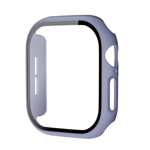 Apple Watch 12 46mm Cover med skærmbeskyttelse i hærdet glas - Lilla