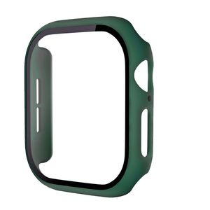 Apple Watch 12 42mm  Cover med skærmbeskyttelse i hærdet glas - Mørkgrøn
