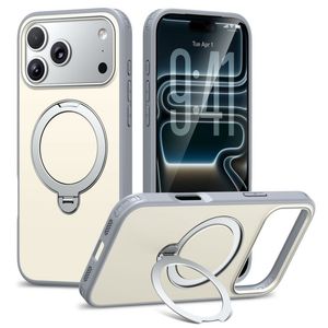 iPhone 18 Pro Max/17 Pro Max MagSafe Skal med Stativ - Grå/Vit