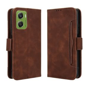 Motorola Moto G06 Power 4G/Moto G06 4G Lommeboketui med Kortspor - Brun