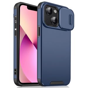 iPhone 13 mini Case with Slide Camera Cover – Blue