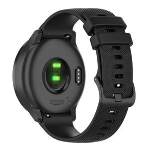 Garmin Venu/Venu SQ/Venu 2 Plus m.fl. Klokkereim i silikon - Svart