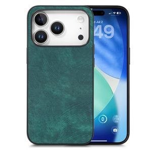 iPhone 18 Pro Max Deksel i PU-skinn - Turkis