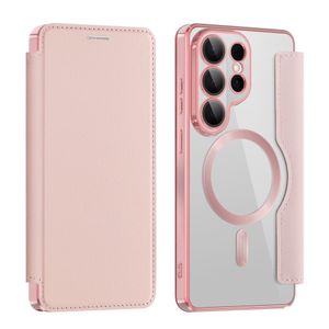 Samsung Galaxy S26 Ultra Lommeboketui RFID-blokkerende Kortholder - Rosa