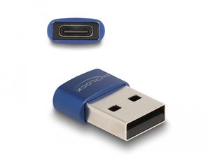 Delock USB 2.0-adapter USB-A til USB-C - Blå