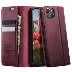 CASEME iPhone 13 mini Plånboksfodral RFID-blockerande – Röd