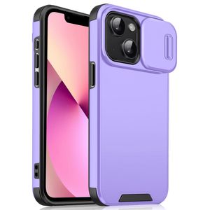 iPhone 13 mini Case with Slide Camera Cover – Purple
