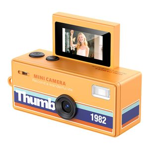 LK-030 Mini digitalkamera 720P HD med nyckelring och 0.96" display – Orange