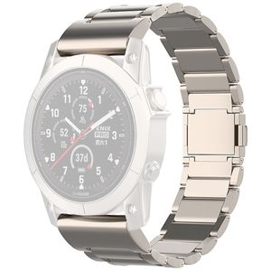 Garmin Fenix 7 etc. klokkerem med magnetisk lukking - titan