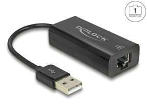 Delock USB 2.0 USB-A nätverksadapter 10/100 Mbps LAN 1 x RJ45