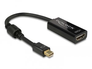 Delock-sovitin mini DisplayPort - HDMI naaras 4K passiivinen - musta