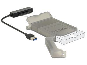 Delock Konverterare USB-A hane till SATA 6 Gb/s 22-pin med 2.5″ skyddslock