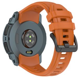Garmin Instinct 3 45mm urrem i silikone – mørkeorange
