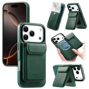 CASENEO iPhone 18 Pro Max/17 Pro Max MagSafe Lommebokdeksel – Grønn