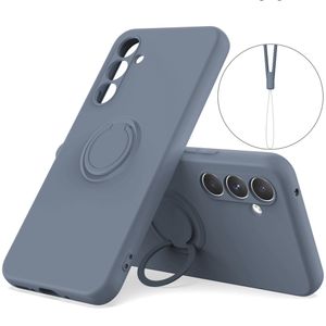 Samsung Galaxy A37 5G Skal med Ringhållare - Mörkblå