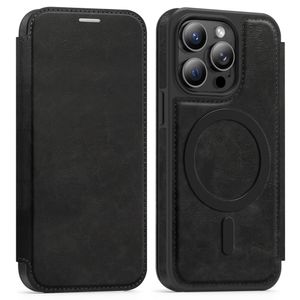 iPhone 14 Pro Wallet Cover MagSafe RFID Blocking - Black