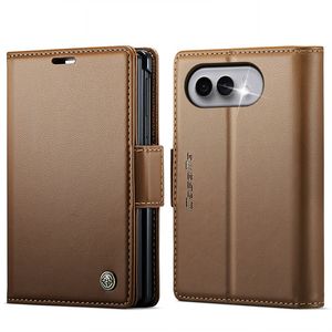 CASEME iPhone Duo Lompakkokotelo RFID-suojauksella - Ruskea
