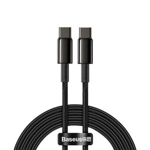 Baseus CATWJ-A01 USB-C til USB-C kabel 100W 5A 2m – sort