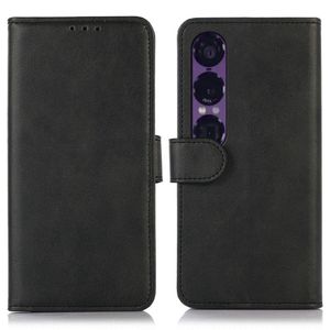 Sony Xperia 1 VII Kotelo Korttipaikka - Musta