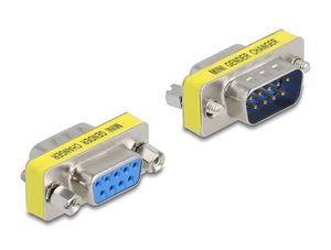 Delock D-Sub 9-pins hann til D-Sub 9-pins hunn - portbeskyttelse