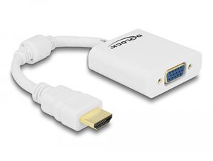 Delock Adapter hann til VGA hunn - hvit