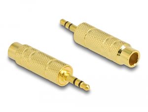 Delock Adapter stereo 3.5 mm till 6.35 mm – metall