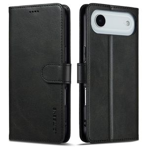 LC.IMEEKE iPhone Air Lompakkokotelo jalustalla - Musta