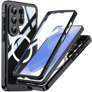 Samsung Galaxy S26 Ultra MagSafe -kuori näytönsuojalla - musta