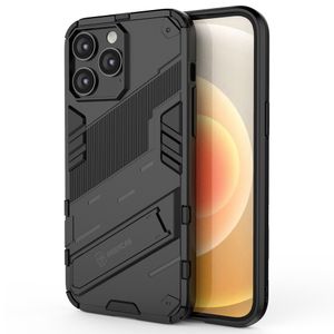 iPhone 14 Pro Hybrid Kickstand Case - Black