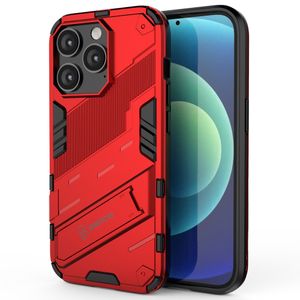 iPhone 14 Pro Max Flexible TPU Hard PC Protective Case - Red